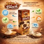Mini Black Crackers – Tiramisu Flavored - Image 2