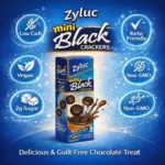 Mini Black Crackers – Chocolate Flavored - Image 2