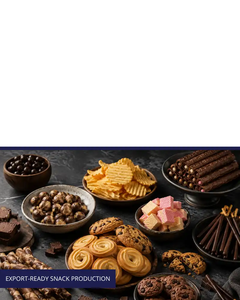 Mobile hero banner - Zyluc's production result of private label food