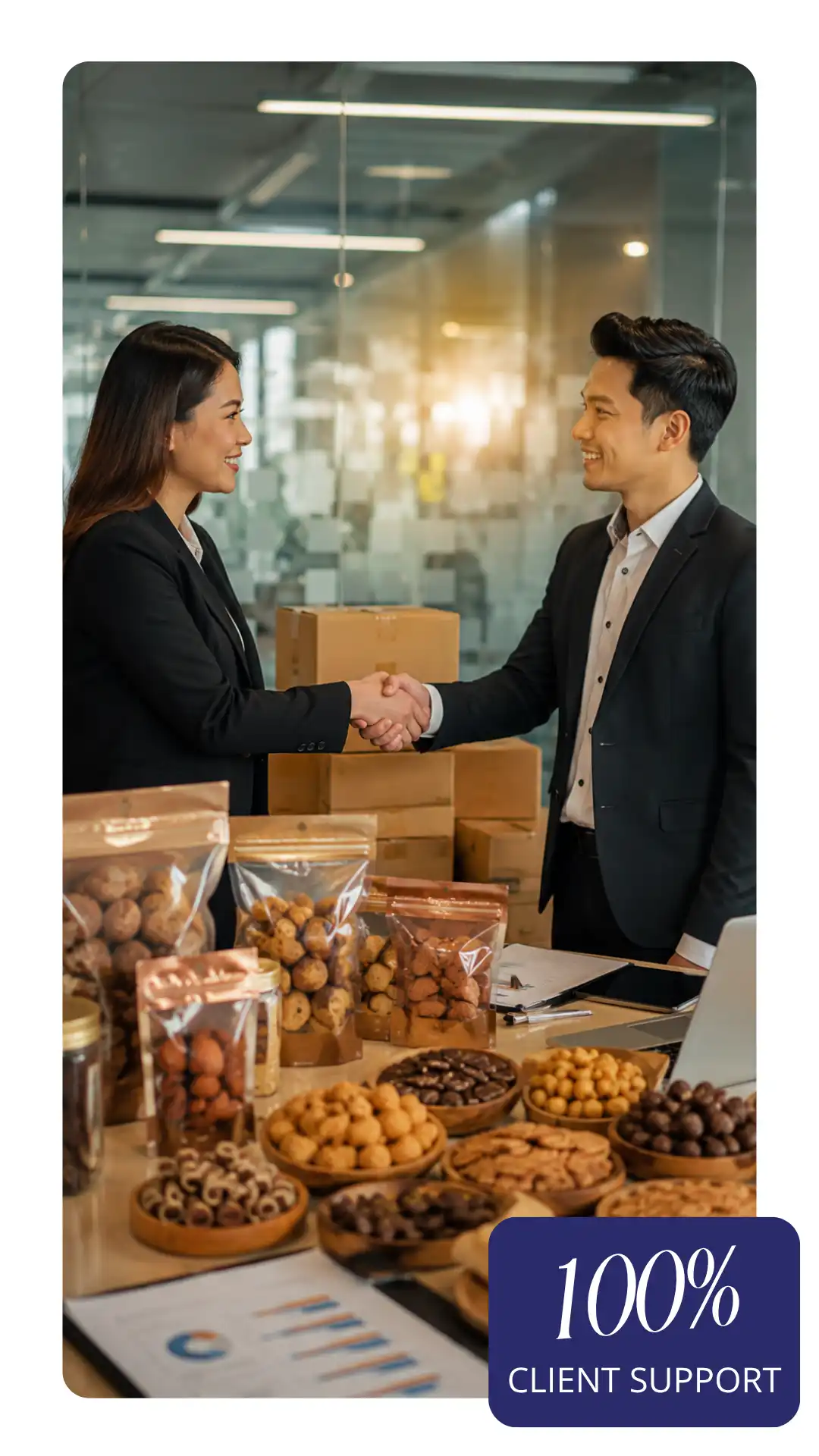Production process of Zyluc private label snack foods