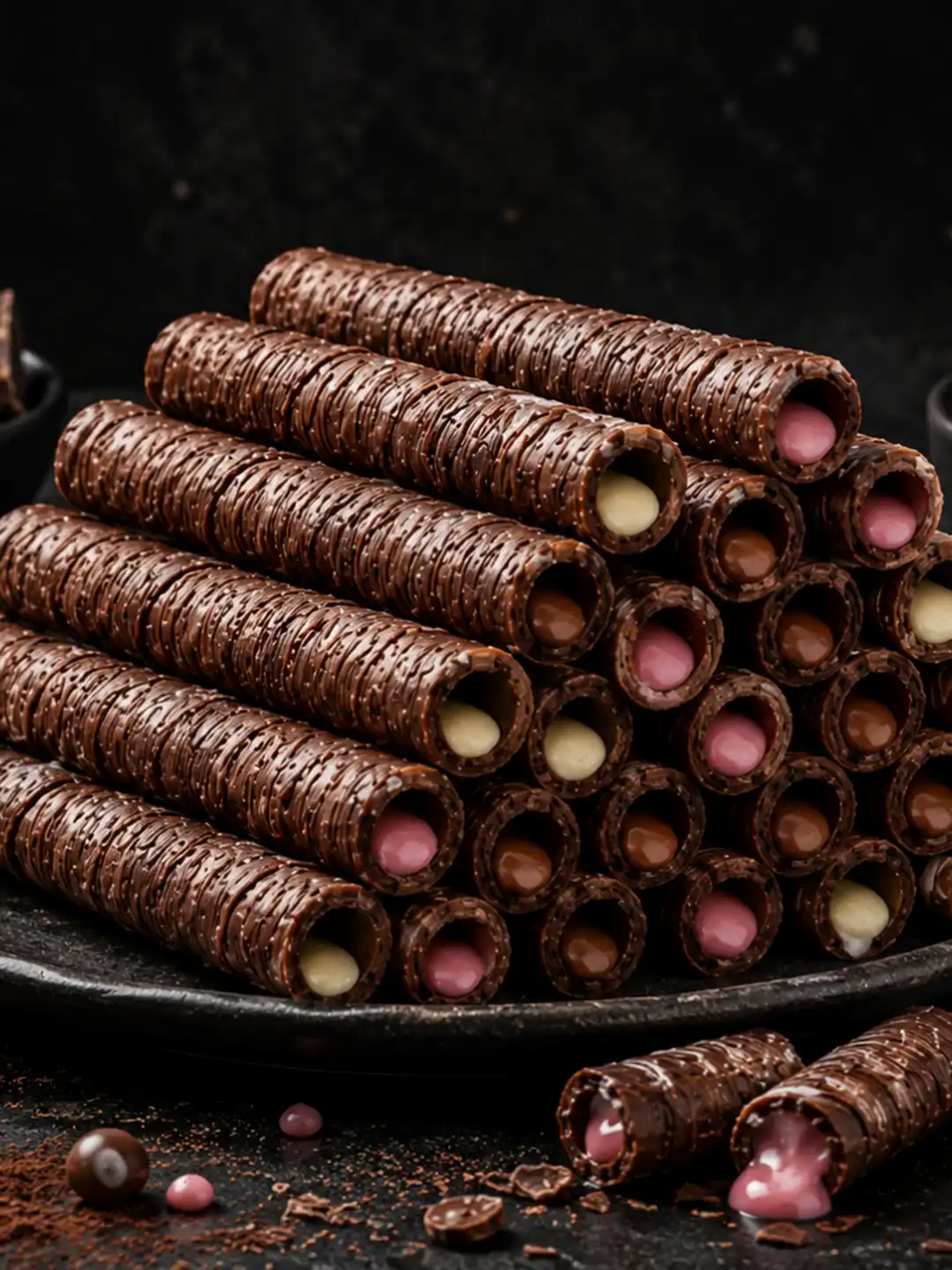 Zyluc private label food product - wafer rolls