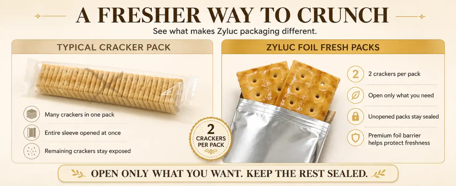 3 Zyluc Crispy Sugar Puff Crackers A Fresh Way to Crunch