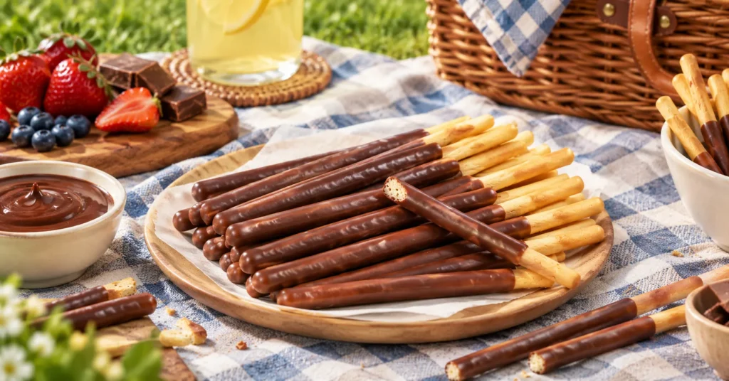 chocolate coated biscuits