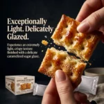 Zyluc Crispy Sugar Puff Crackers Light, Delicately Glazed