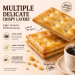 Zyluc Crispy Sugar Puff Crackers Multi Layer Biscuit