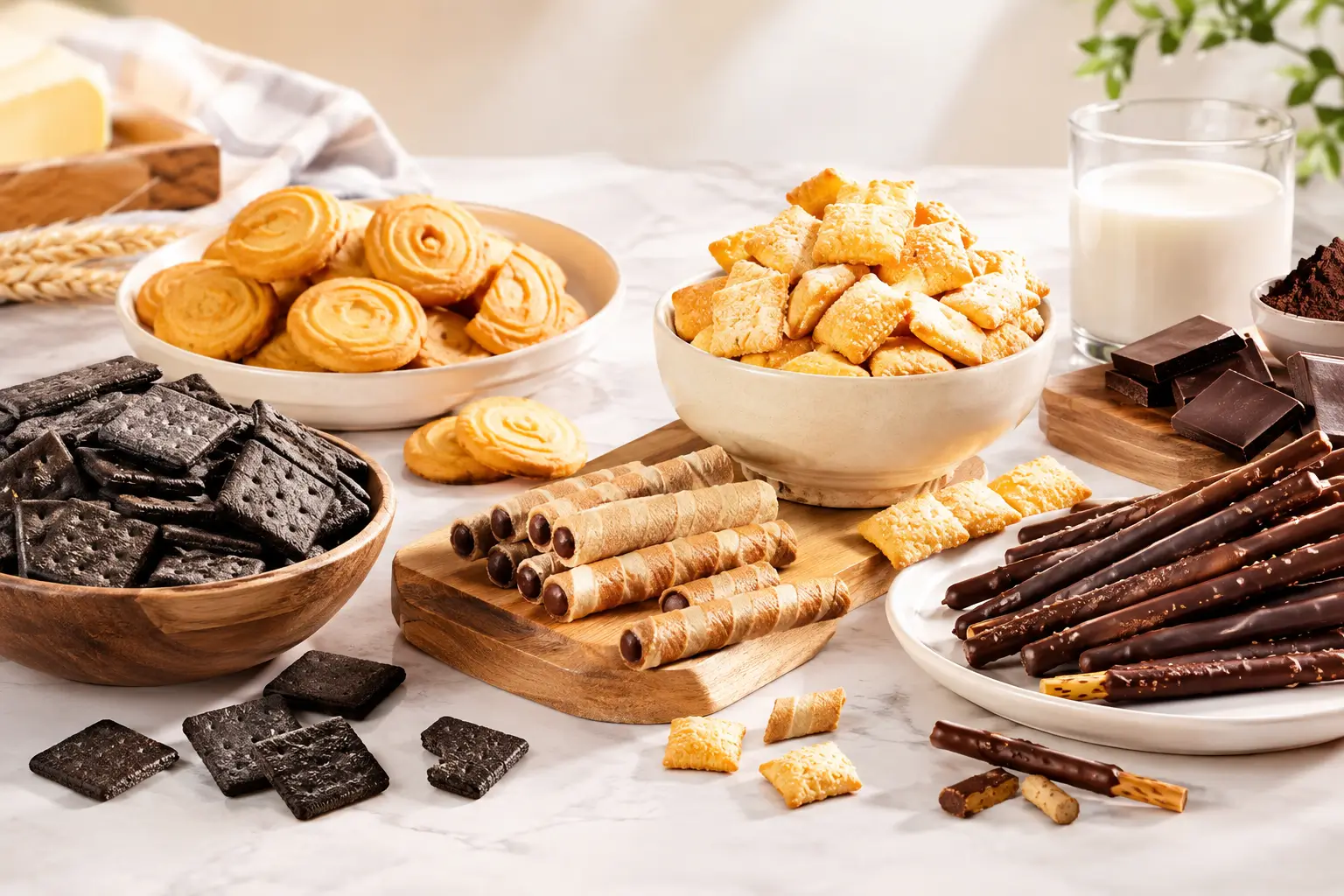 cakes and cookies